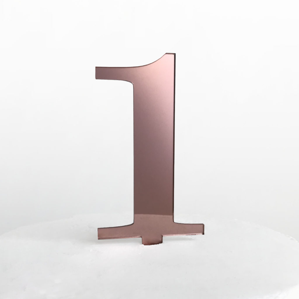 Number 1 Cake Topper | SANDRA DILLON DESIGN