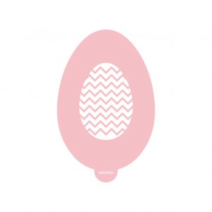 April Easter Egg Stencil
