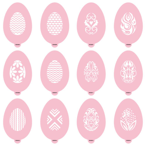 Easter Egg Stencil Suite