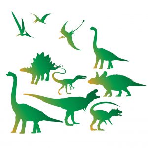 Dinosaur Cake Stencil Set