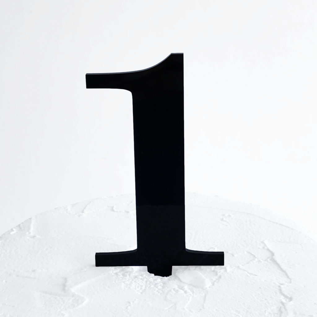 Number 1 Cake Topper | SANDRA DILLON DESIGN