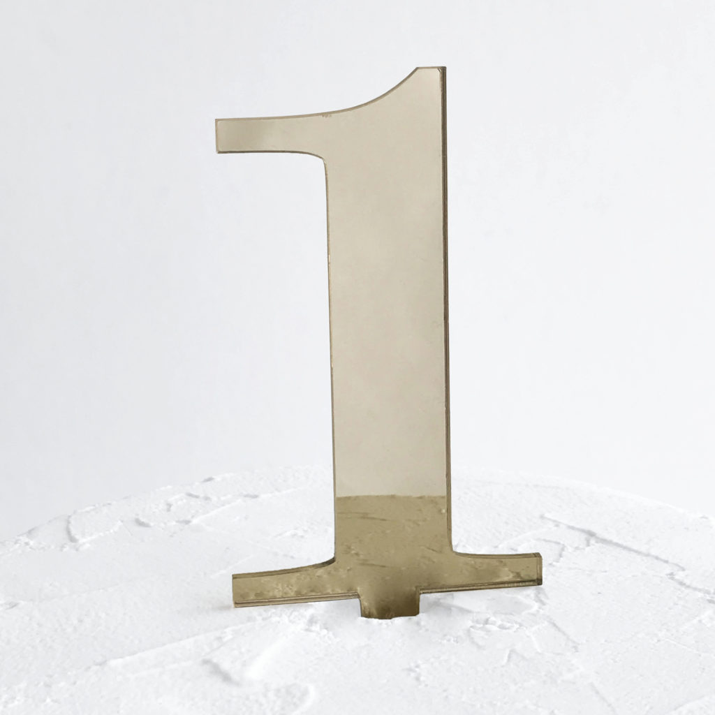 Number 1 Cake Topper | SANDRA DILLON DESIGN