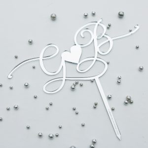 Customised Double Initial Cake Topper
