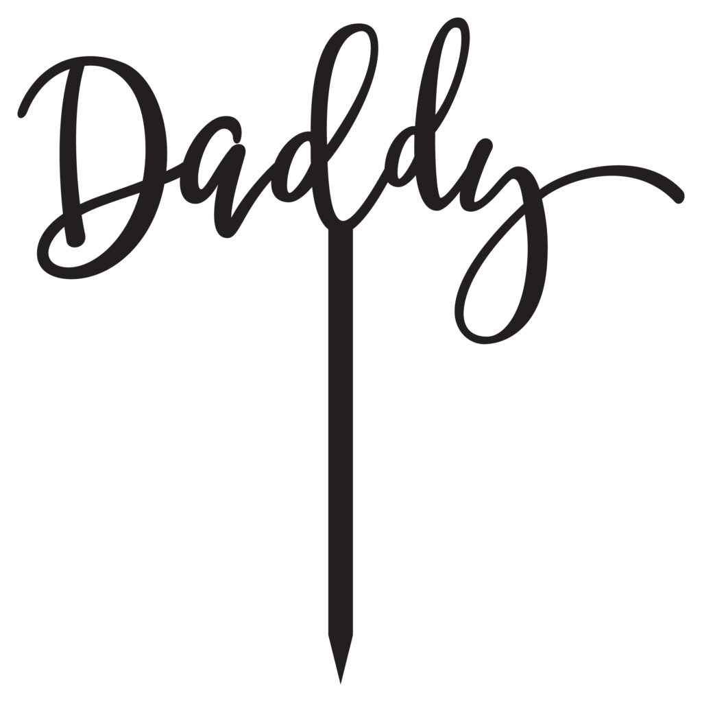 Download Daddy Cake Topper | SANDRA DILLON DESIGN