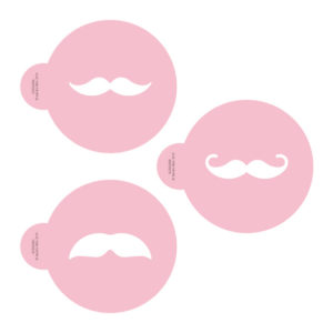 Moustache Stencil Set