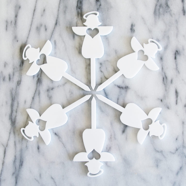 Angel Cupcake Topper Set SANDRA DILLON DESIGN