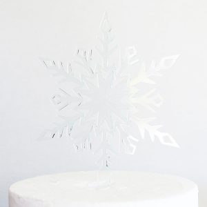 Snowflake Cake Topper