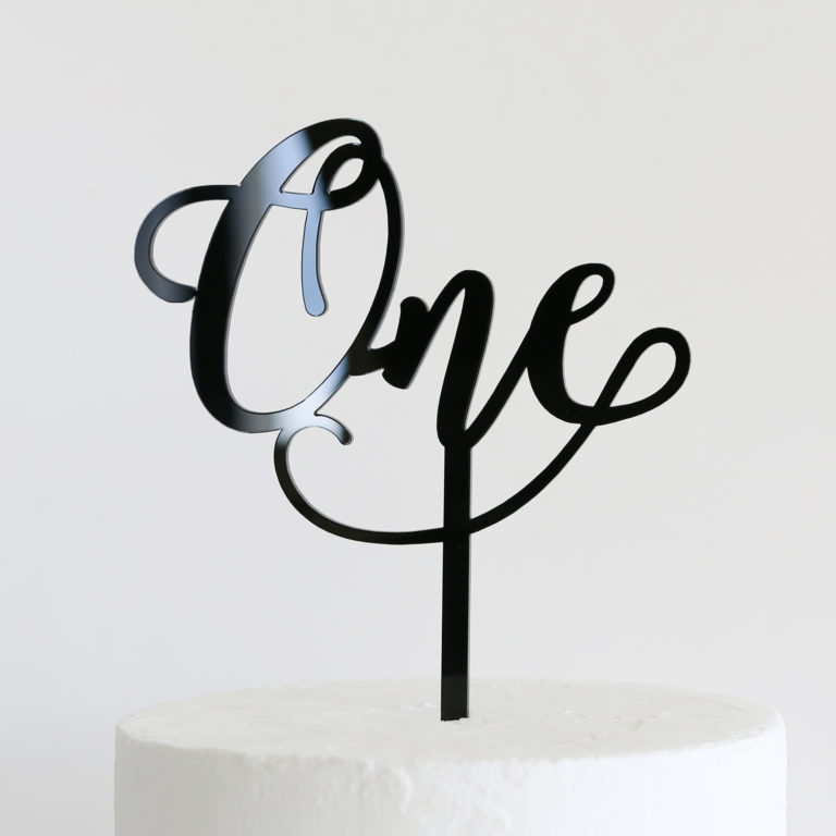 Number 1 Cake Topper | SANDRA DILLON DESIGN
