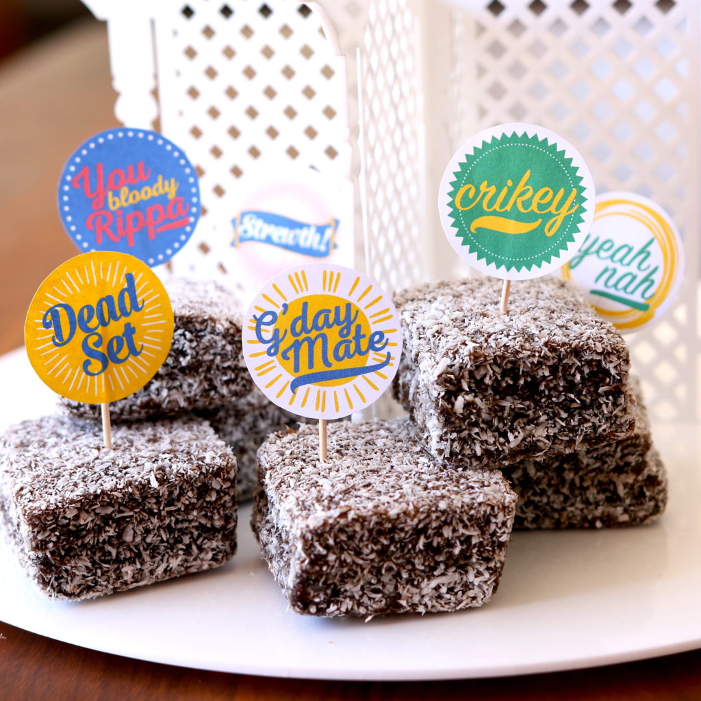 FREE Printable Lamington Toppers