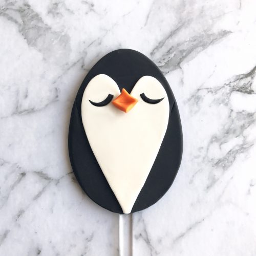 Egg DIY Cake Topper Penguin