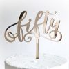Fabulous Fifty Cake Topper