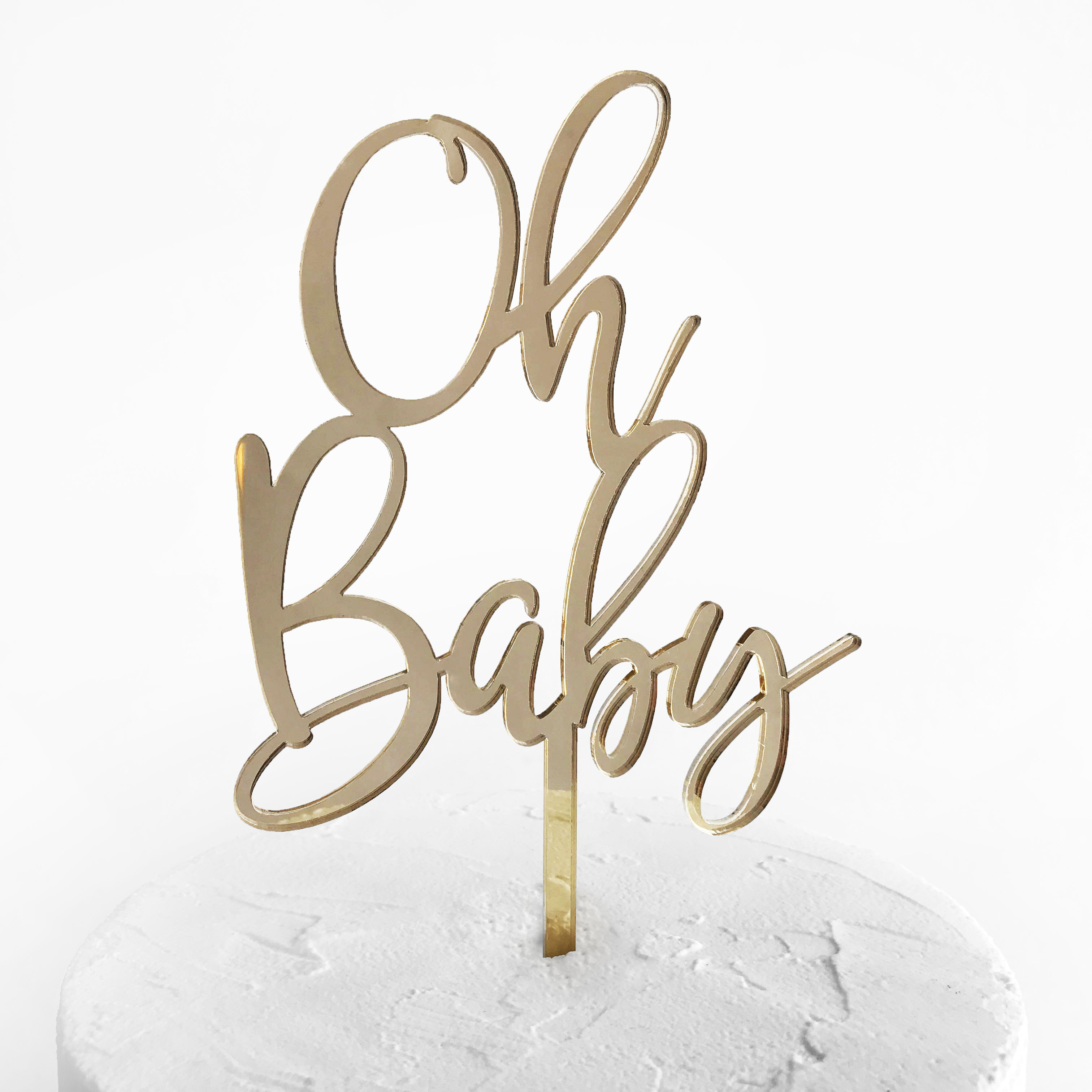 Oh Baby Cake Topper | SANDRA DILLON DESIGN