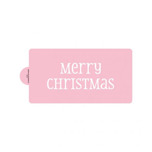 Dashing Merry Christmas Stencils (Large, for cake)