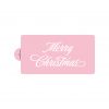 Elegant Merry Christmas Stencils (large, for cakes)