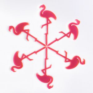 Flamingo Cupcake Topper Set