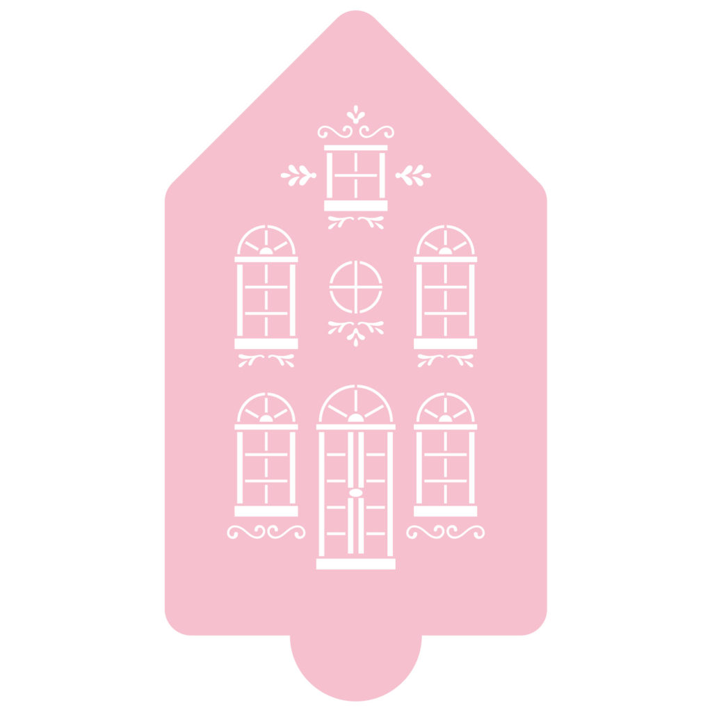 Grand Gingerbread House Stencil