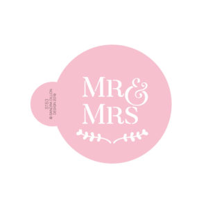 Mr and Mrs Cookie Stencil