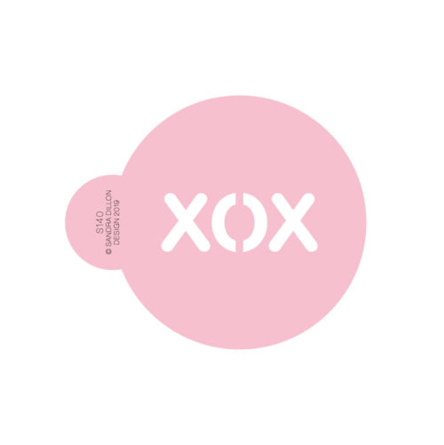 XOX Cookie Stencil