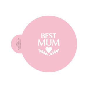 Best Mum Cookie Stencil