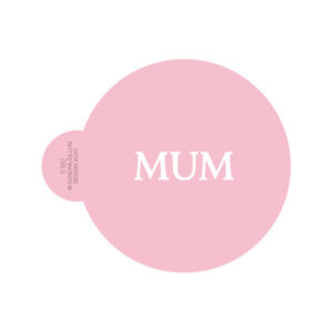 Classic Mum Cookie Stencil