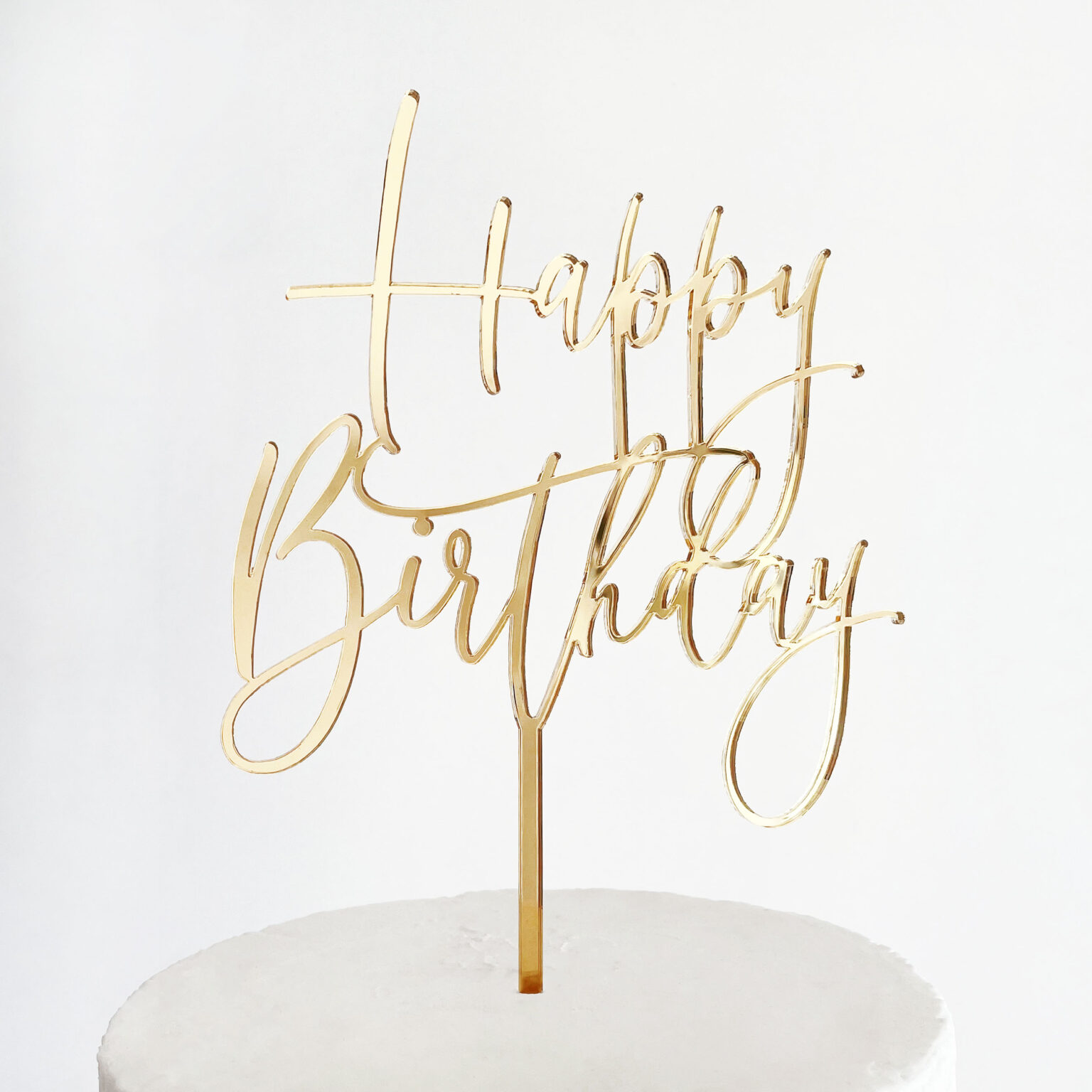 Lovely Happy Birthday Cake Topper Sandra Dillon Design 