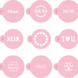 Mother's Day Cookie Stencil Bundle